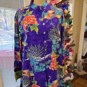 CHICO'S DESIGN ASIAN INSPIRED TUNIC